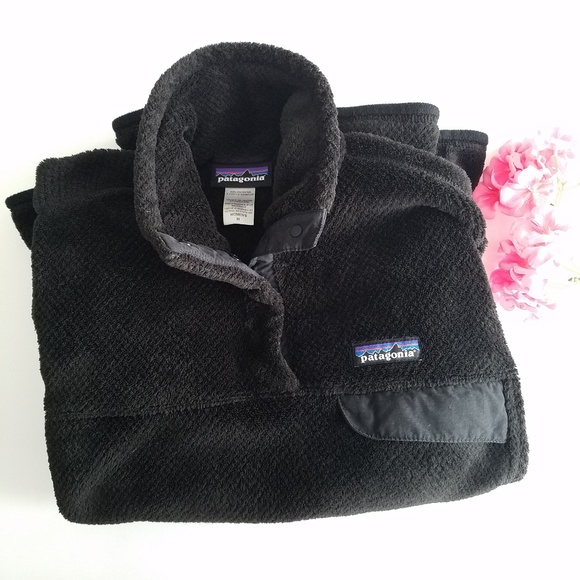 Patagonia Sweaters - Patagonia | Black Retool Fleece Pullover Sweater